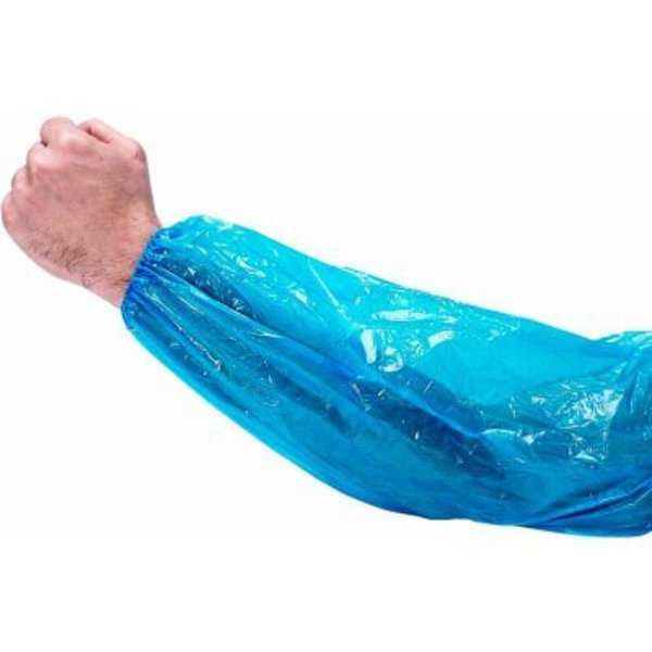 Keystone Safety 1 Mil Polyethylene Sleeves, Blue, 16" x 10" 50/Bag AG-PE-16X10-BL-1BG